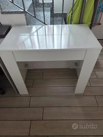 consolle bianco lucido