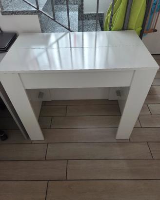 consolle bianco lucido