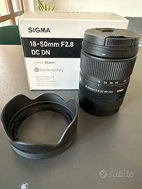 Obiettivo Sigma 18-50 mm f2.8 Sony E-mount