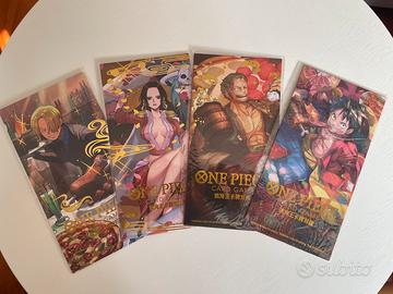 One Piece tcg - Luffy zoro boa sanji Full Set Ovp