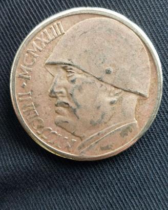Moneta 20 lire 1943 Benito Mussolini - Argento