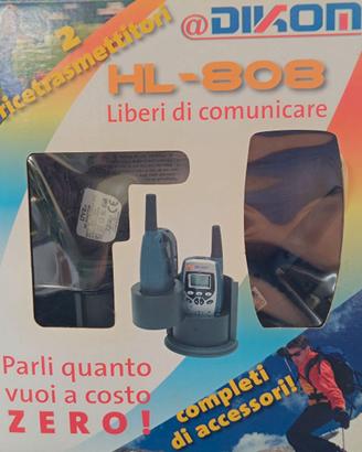 Walkie Talkie Dikom HL-808 Coppia Ricetrasmittenti