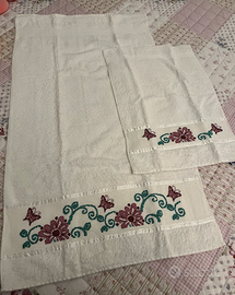 2 set asciugamani