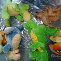 Peluche draghi dinosauri vintage