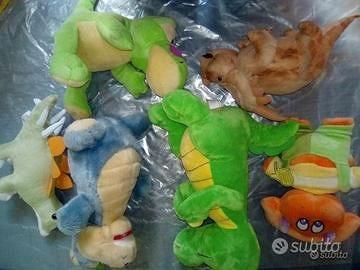 Peluche draghi dinosauri vintage