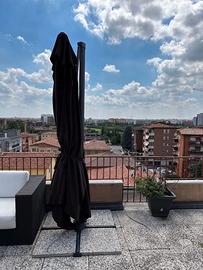 Ombrellone  Danieli Blues colorato 300x400cm Caffe