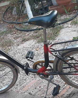 Bici pieghevole ruota 20 rosso-nera