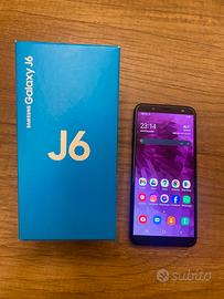 Samsung j6 con accessori e scatola!! Sd compresa!!