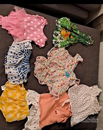 vestiti bimba primavera estate 3-9 mesi