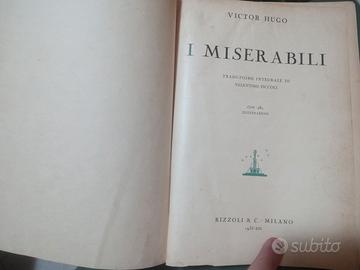 Libro "I Miserabili" 1935