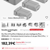 Batterie per droni dji mini 3 e 4