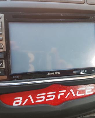 autoradio 2 din alpine usato