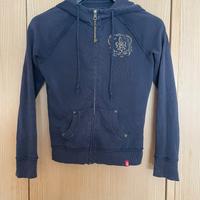Felpa con zip e cappuccio