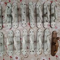 Maniglie cremonesi in ottone verniciate