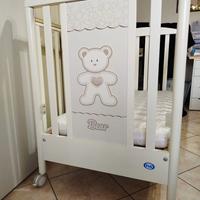 Lettino/Culla Pali “Bear” con materasso e cassetto
