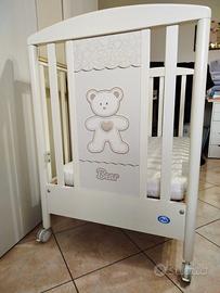 Lettino/Culla Pali “Bear” con materasso e cassetto