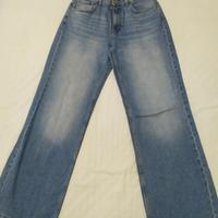 jeans donna a gamba ampia 