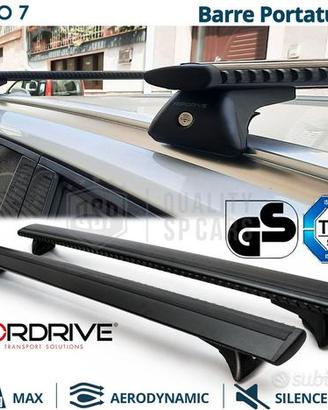 Barre Portatutto per EVO 7 in Alluminio Nero