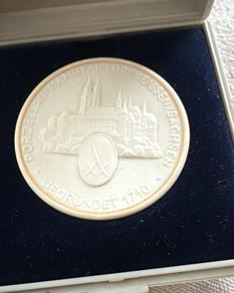 Medaglia Meissen porcellana THALER 1* emissione