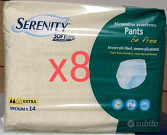 PANNOLONI MUTANDINA ASSORBENTE SERENITY 112 PEZZI