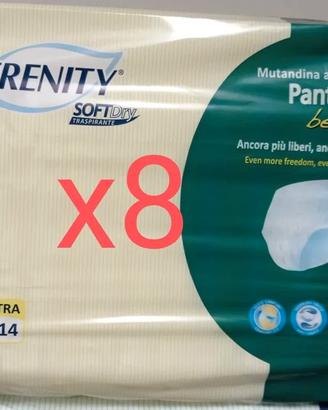 PANNOLONI MUTANDINA ASSORBENTE SERENITY 112 PEZZI