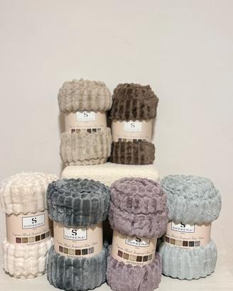 Coperta Plaid Invernale Ultra Morbida 6 Colori