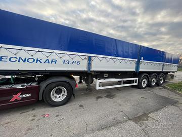 Semirimorchio tecnokar 13.66 ribaltabile