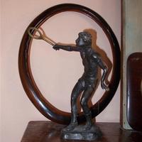 Tennis - trofeo in bronzo anni '30