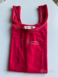 Canotta donna rossa cotone logo ARTIGLI