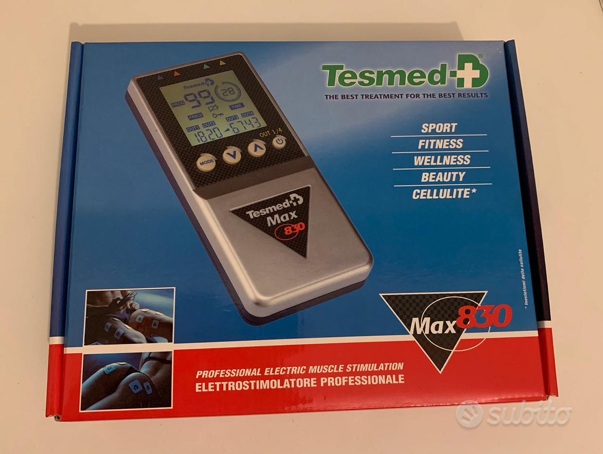 TESMED MAX 5 elettrostimolatore muscolare con 4 canali -Batteria