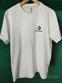 Converse T-shirt bianca M, uomo, come nuova