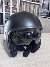 Casco Jet Premier Vintage Black con Visierino TG.S