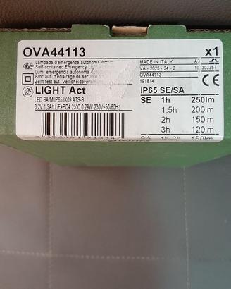 lampada d'emergenza autonoma LED