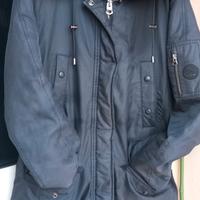 Parka blu notte trapuntato della Spiewax