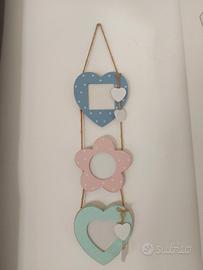 PORTAFOTO CUORE FIORE