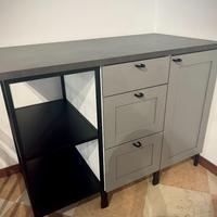 Mobile modulare IKEA ENHET, Piano EKBACKEN grigio