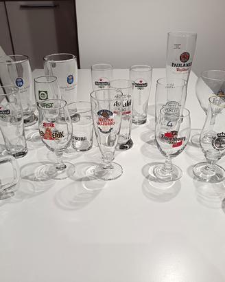 Bicchieri birra da collezione 