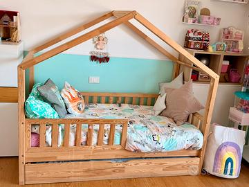Letto a casetta per bambini  Mon Lit Cabane 90x160