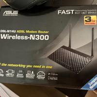 ASUS DSL-N14U MODEM ROUTER ADSL WIRELESS-N300