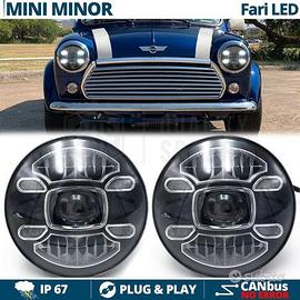 Coppia FARI LED 7'' per MINI-MINOR Bianco Puro