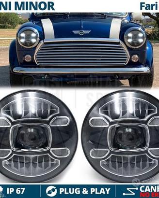 Coppia FARI LED 7'' per MINI-MINOR Bianco Puro