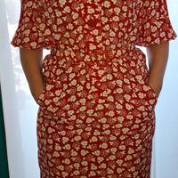 Vestito fantasia fiori Luisa Spagnoli vintage