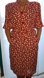 Vestito fantasia fiori Luisa Spagnoli vintage