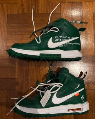Nike x Off white air force 1 mid Pine Green - 42.5