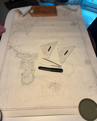 Set carteggio nautica: ideale patenti nautiche.