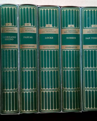 Lotto CLASSICI DEL PENSIERO, Meridiani Mondadori