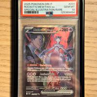 MEWTWO EX 231/182 PSA 10 RIVALI PREDESTINATI ITA