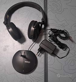 Cuffie wireless TV Thomson WHP356 con base