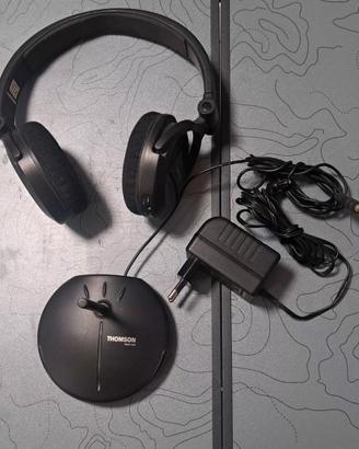 Cuffie wireless TV Thomson WHP356 con base