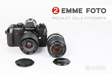 NIKON F301 con 2 obbiettivi - usato garantito